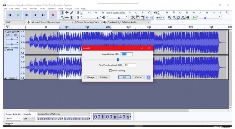 Het audiovolume beheersen in Audacity:een stapsgewijze handleiding 