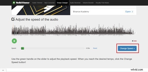 Vertraag een nummer zonder toonhoogteverschuiving:Windows, Mac, online en mobiele oplossingen 