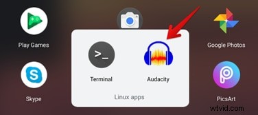 Installeer Audacity op Chromebook:een eenvoudige handleiding (Chrome OS)
