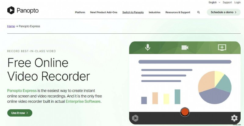 Panopto Screen Recorder Review:gratis en eenvoudige schermopname 