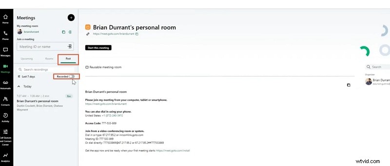 GoTo-vergaderingen opnemen:een complete gids voor gastheren en deelnemers 