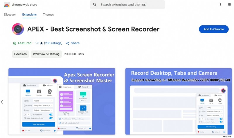 Masterschermopname met Apex Screen Recorder:een stapsgewijze handleiding 