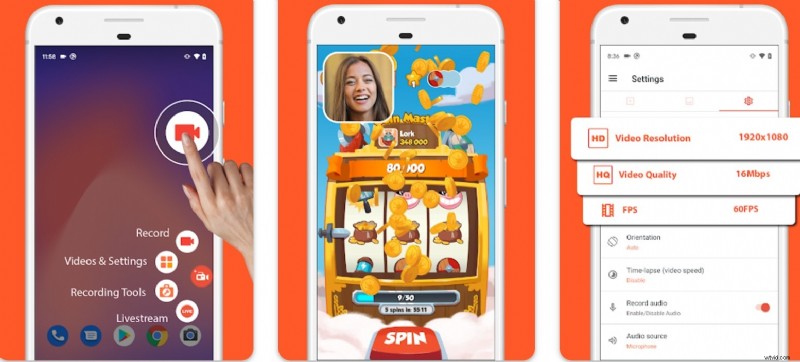 Beste Android-gamerecorders:leg gameplay vast en deel deze in 2024 