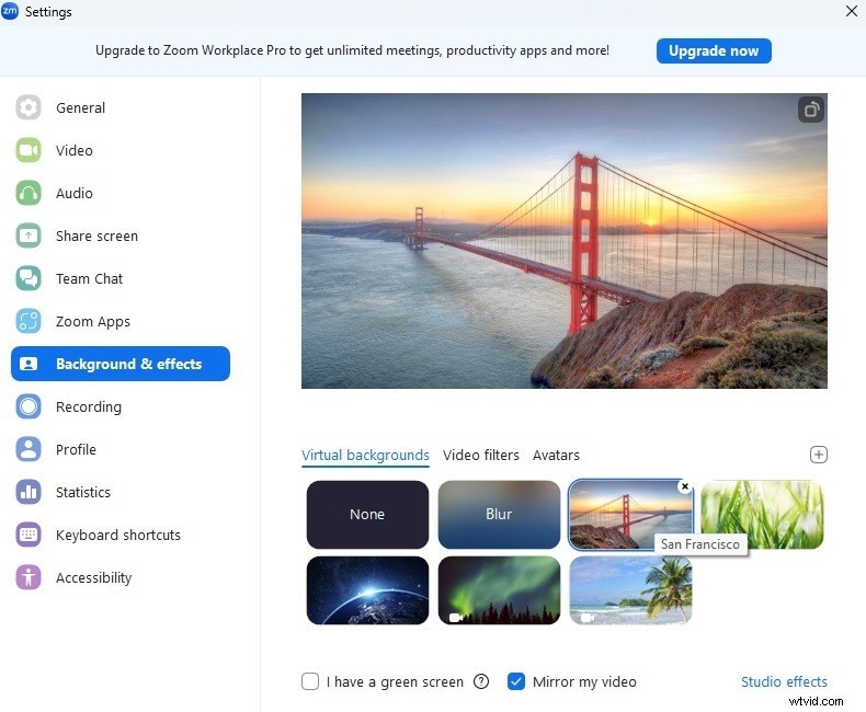 Zoomachtergronden wijzigen:een uitgebreide gids 