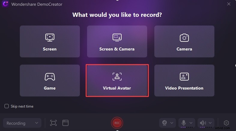 Webcambewegingsopname in DemoCreator:maak virtuele avatars 