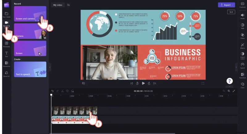 Beheers het opnemen van uw PowerPoint-presentatie met een webcam:een stapsgewijze handleiding 