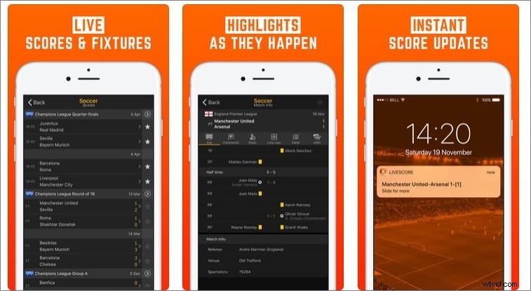 Top 10 sportstreaming-apps:bekijk live voetbal en games online