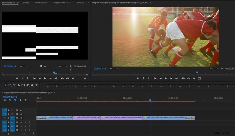 Overgangen beheersen in Adobe Premiere Pro:een uitgebreide handleiding 
