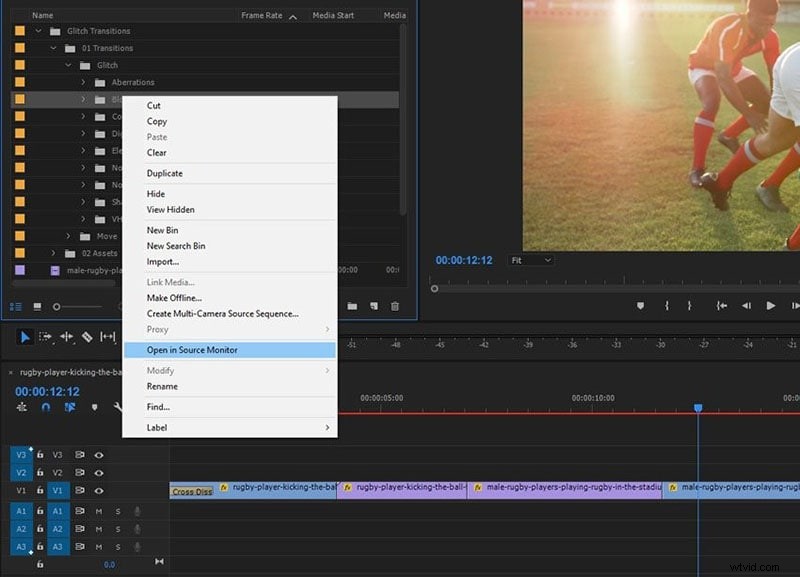 Overgangen beheersen in Adobe Premiere Pro:een uitgebreide handleiding 