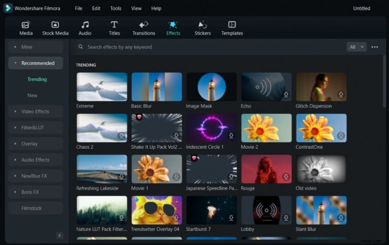 Valse camerabewegingen onder de knie krijgen in Filmora:een stapsgewijze handleiding 