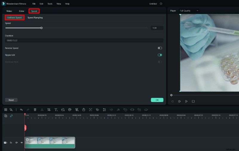 Snelheidsverhoging beheersen in Filmora:een uitgebreide gids 