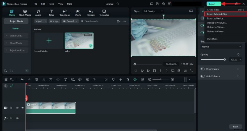 Video s van hoge kwaliteit exporteren met Wondershare Filmora:een stapsgewijze handleiding 