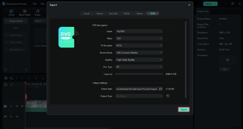 Video s van hoge kwaliteit exporteren met Wondershare Filmora:een stapsgewijze handleiding 