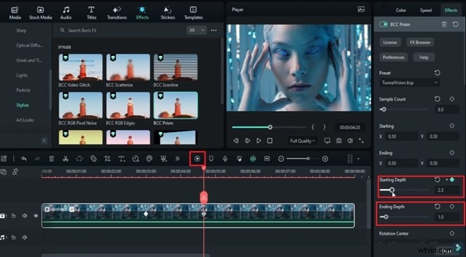 Creëer een Zombie Eyes-effect in Filmora:stapsgewijze zelfstudie 