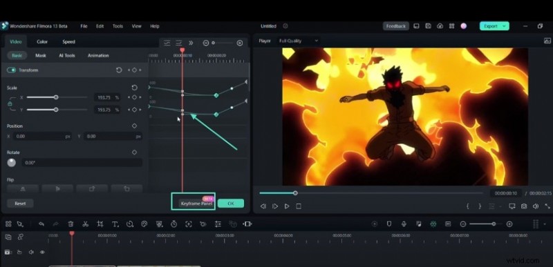 Master Filmora Keyframe Graphs:een professionele gids voor verbluffende video-effecten 