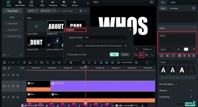 Creëer verbluffende Luma-tekstovergangen in Filmora:stapsgewijze zelfstudie 
