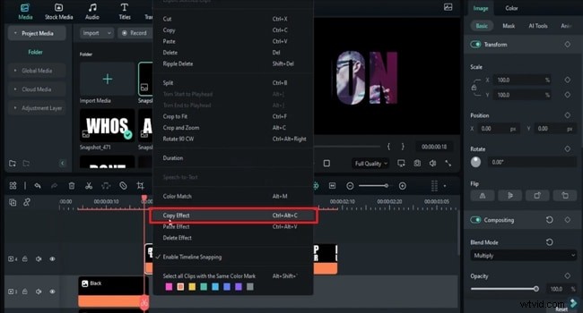 Creëer verbluffende Luma-tekstovergangen in Filmora:stapsgewijze zelfstudie 