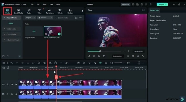 Creëer een vertragingseffect in Filmora:stapsgewijze zelfstudie 