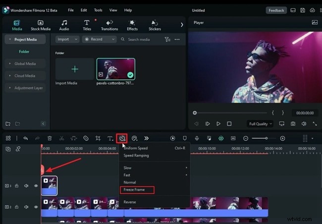Creëer een vertragingseffect in Filmora:stapsgewijze zelfstudie 