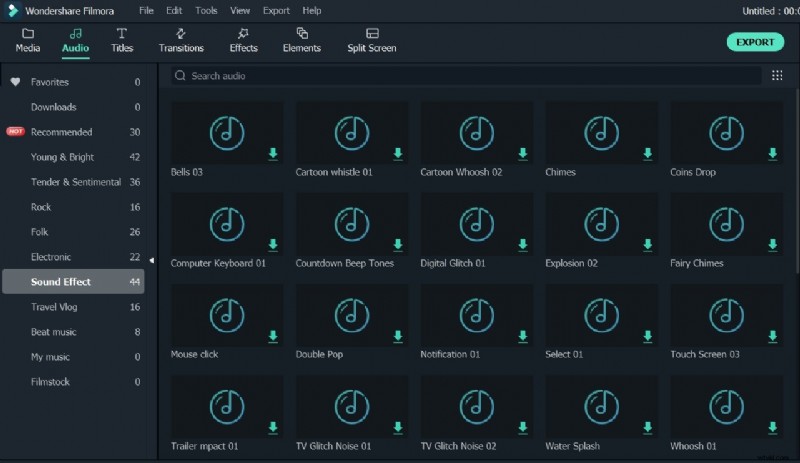 Video s verbeteren:een gids voor het toevoegen van geluidseffecten met Filmora