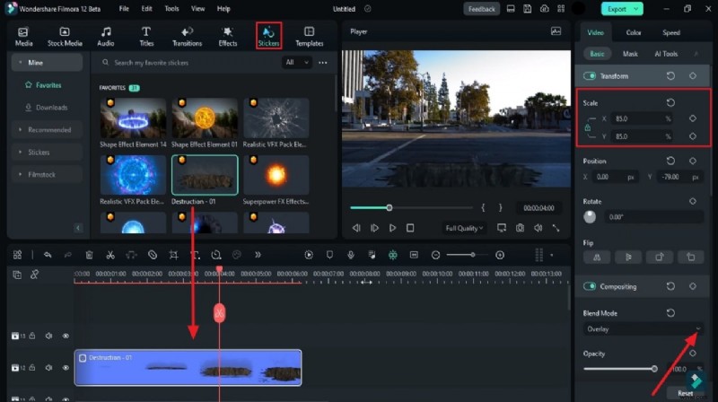 Filmora-tutorial:Creëer verbluffende Burst Ball-effecten 