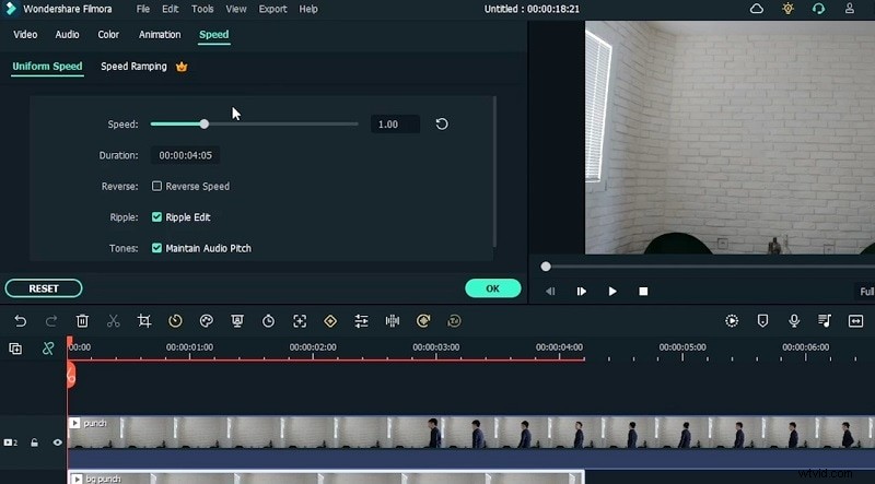 Zelfstudie Super Punch-effect in anime-stijl met Filmora 