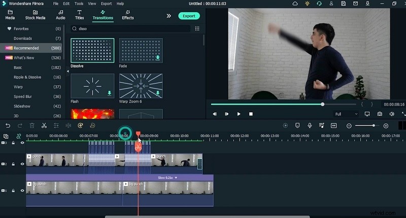 Zelfstudie Super Punch-effect in anime-stijl met Filmora 