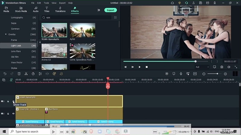 Hoe u professionele sportvideo s kunt maken met Filmora 
