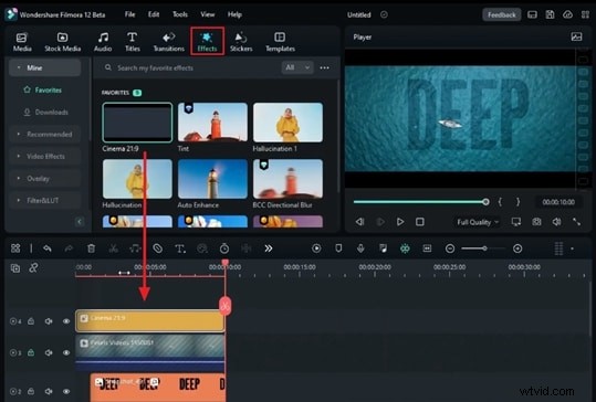 Tutorial de Filmora:crea impresionantes videos de introducción bajo el agua 
