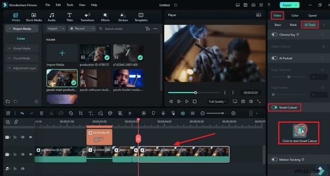 Beheers 5 verbluffende rookeffecten in Filmora – stapsgewijze zelfstudie 