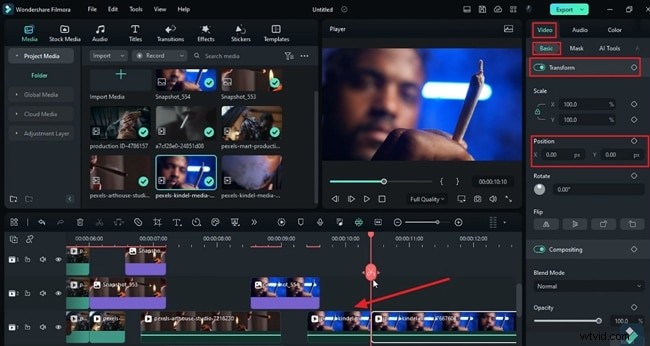 Beheers 5 verbluffende rookeffecten in Filmora – stapsgewijze zelfstudie 