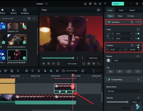 Beheers 5 verbluffende rookeffecten in Filmora – stapsgewijze zelfstudie 