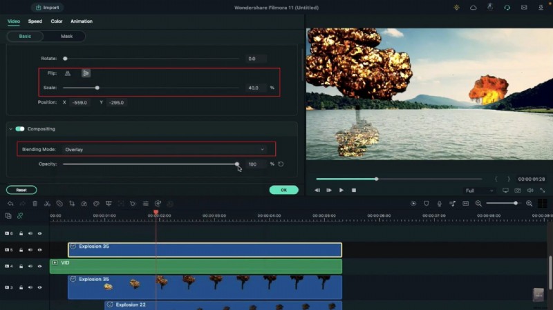 Creëer verbluffende filmische explosies in Filmora:een complete tutorial 