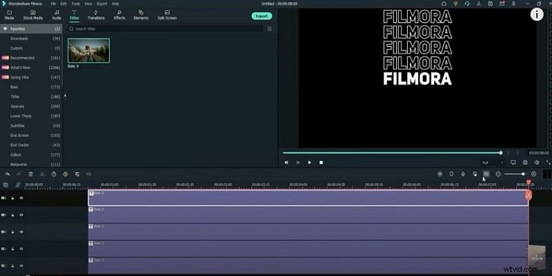 Crea una introducción de texto de esquema profesional en Filmora – Guía paso a paso 