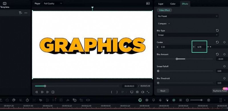 Maak een verbluffende glanzende 3D-tekstanimatie in Filmora 13 