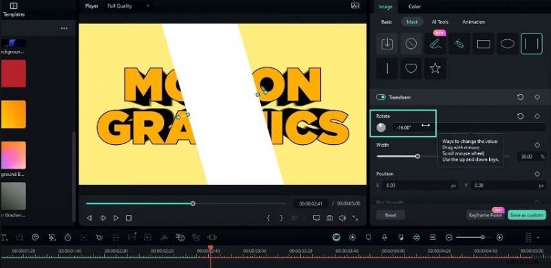 Maak een verbluffende glanzende 3D-tekstanimatie in Filmora 13 
