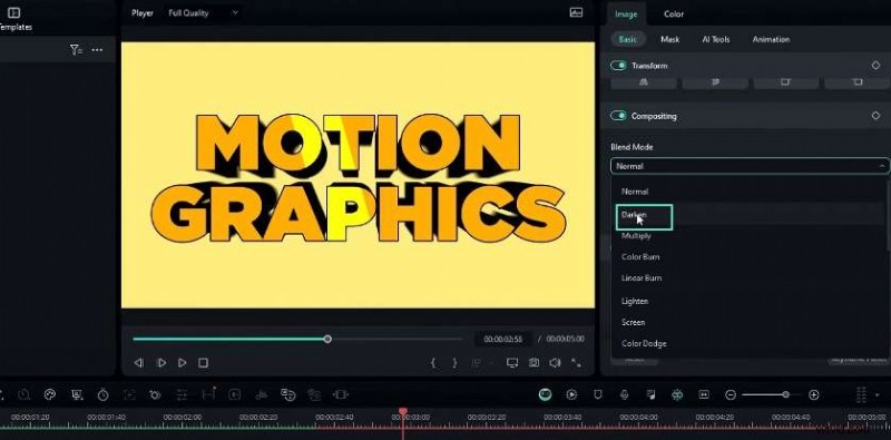 Maak een verbluffende glanzende 3D-tekstanimatie in Filmora 13 