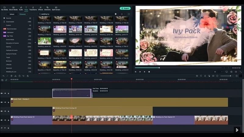 Maak een prachtige huwelijksuitnodigingsvideo met Filmora 