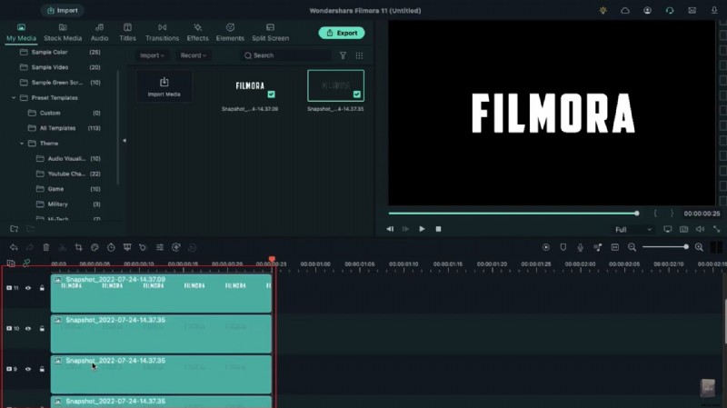 Creëer een Echo Motion Trail-teksteffect in Filmora 