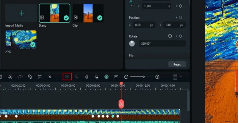Creëer een VanGogh-sterrenhemel met Filmora:stapsgewijze zelfstudie 