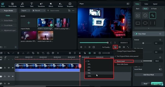 Beheers de zoom-through-schermovergangen in Filmora – stapsgewijze zelfstudie 