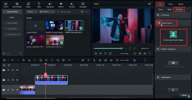 Beheers de zoom-through-schermovergangen in Filmora – stapsgewijze zelfstudie 