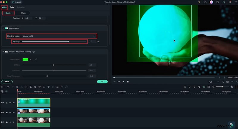 Filmora-tutorial:dynamische lichteffecten toevoegen voor actiescènes 