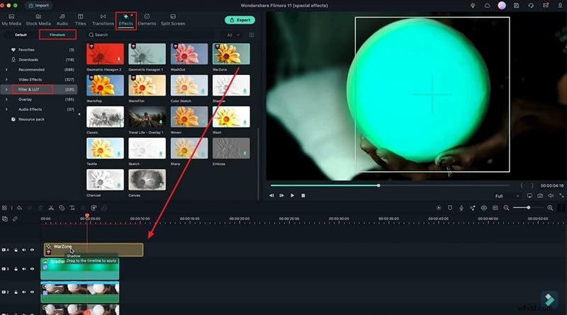 Filmora-tutorial:dynamische lichteffecten toevoegen voor actiescènes 