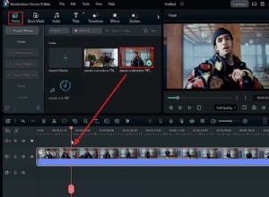Guía paso a paso:Aplicar transiciones de Shake Blur en Filmora 