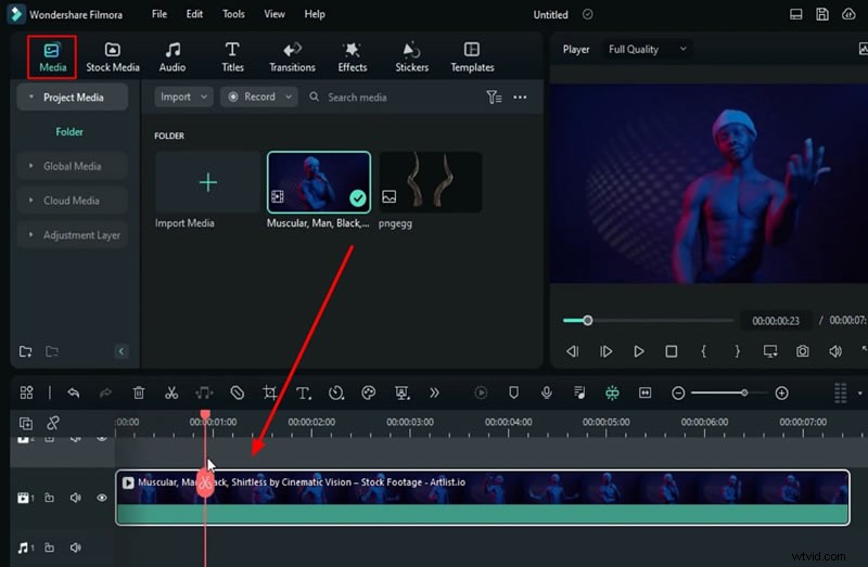 Crea impresionantes efectos de luz de rapero en Filmora:Tutorial paso a paso 