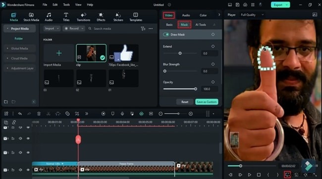 Crea un impresionante truco con el dedo mágico en Filmora – Tutorial paso a paso 