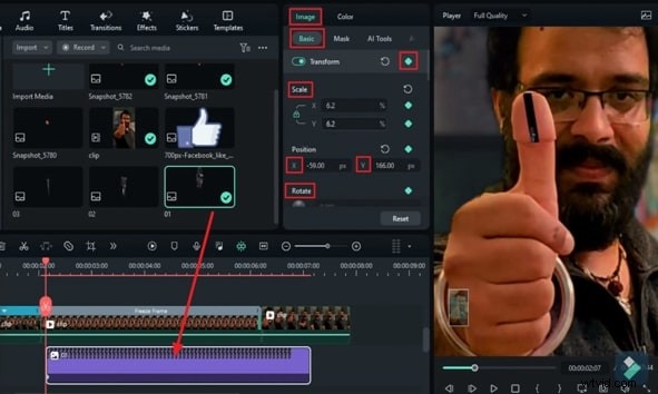 Crea un impresionante truco con el dedo mágico en Filmora – Tutorial paso a paso 