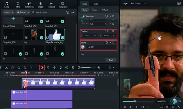 Crea un impresionante truco con el dedo mágico en Filmora – Tutorial paso a paso 