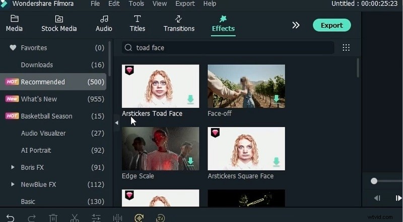 Cree atractivos vídeos de memes con edición avanzada de efectos faciales